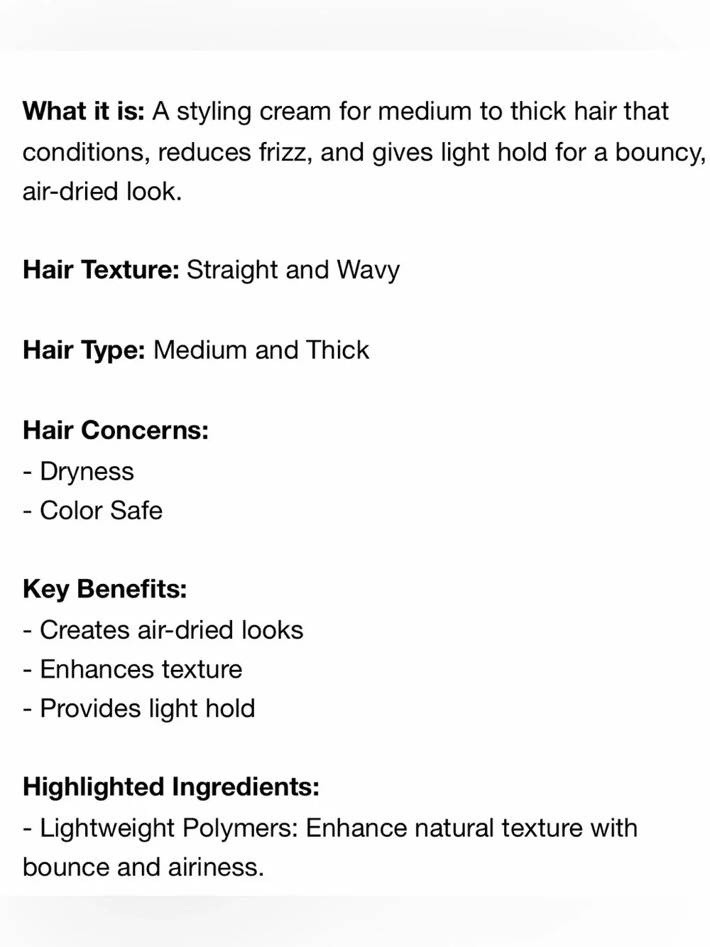 Bumble & Bumble Don't Blow It Thick Hair Styler